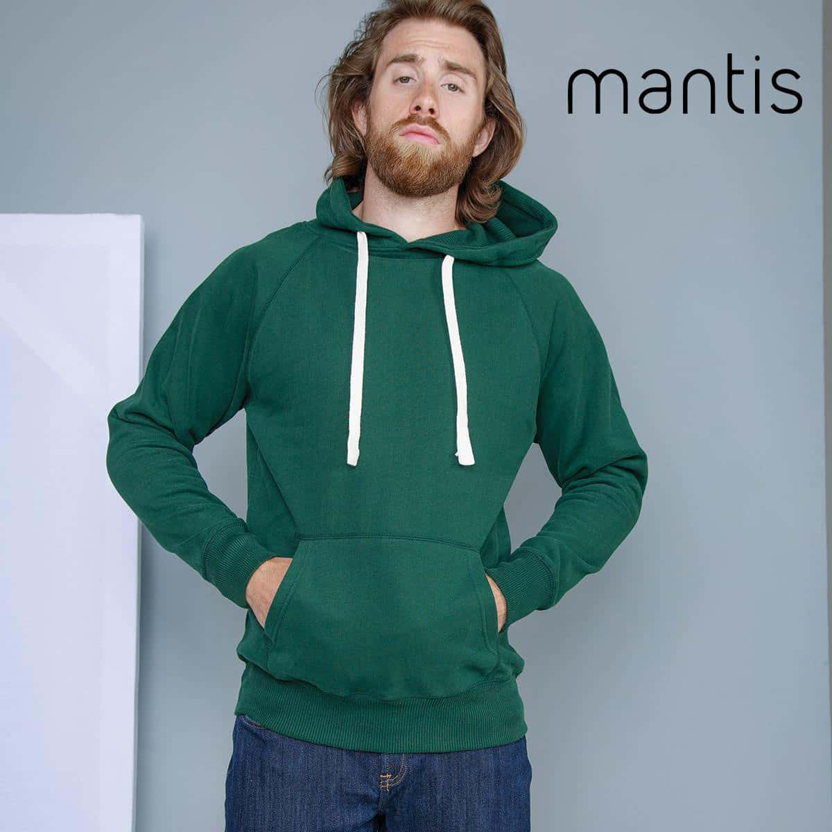 Felpa Uomo con Cappuccio e Zip intera Mantis MAM83 – Bybrand Roma